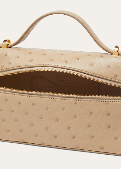 EXTRA BAG L23 OSTRICH SADDLE FINISH