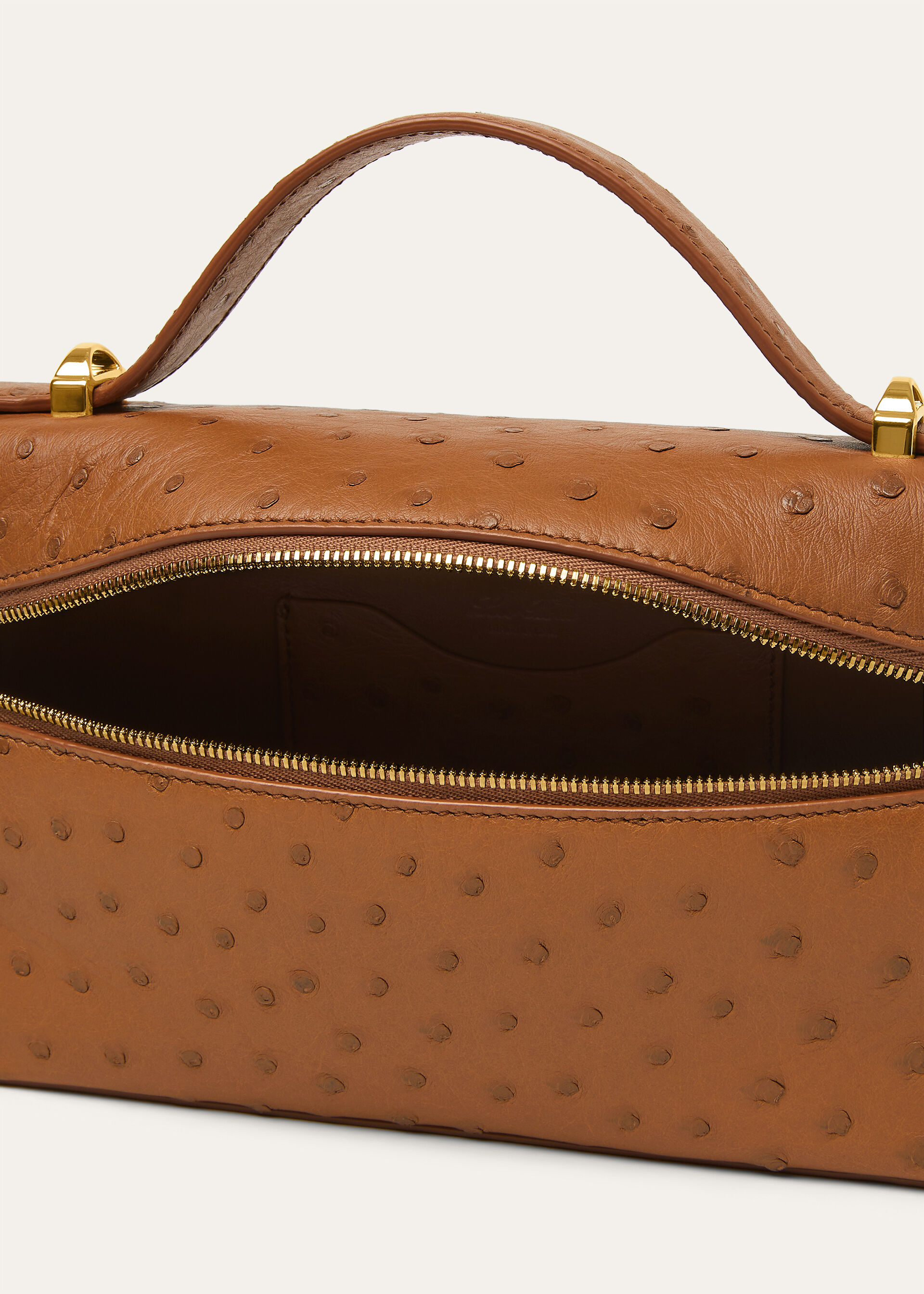 EXTRA BAG L23 OSTRICH SADDLE FINISH