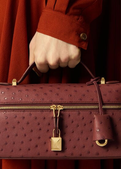 EXTRA BAG L23 OSTRICH SADDLE FINISH