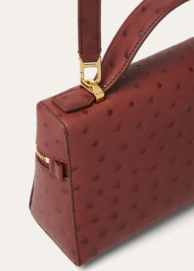 EXTRA BAG L23 OSTRICH SADDLE FINISH