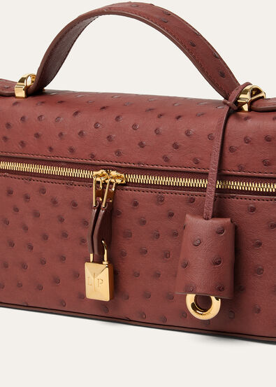 EXTRA BAG L23 OSTRICH SADDLE FINISH