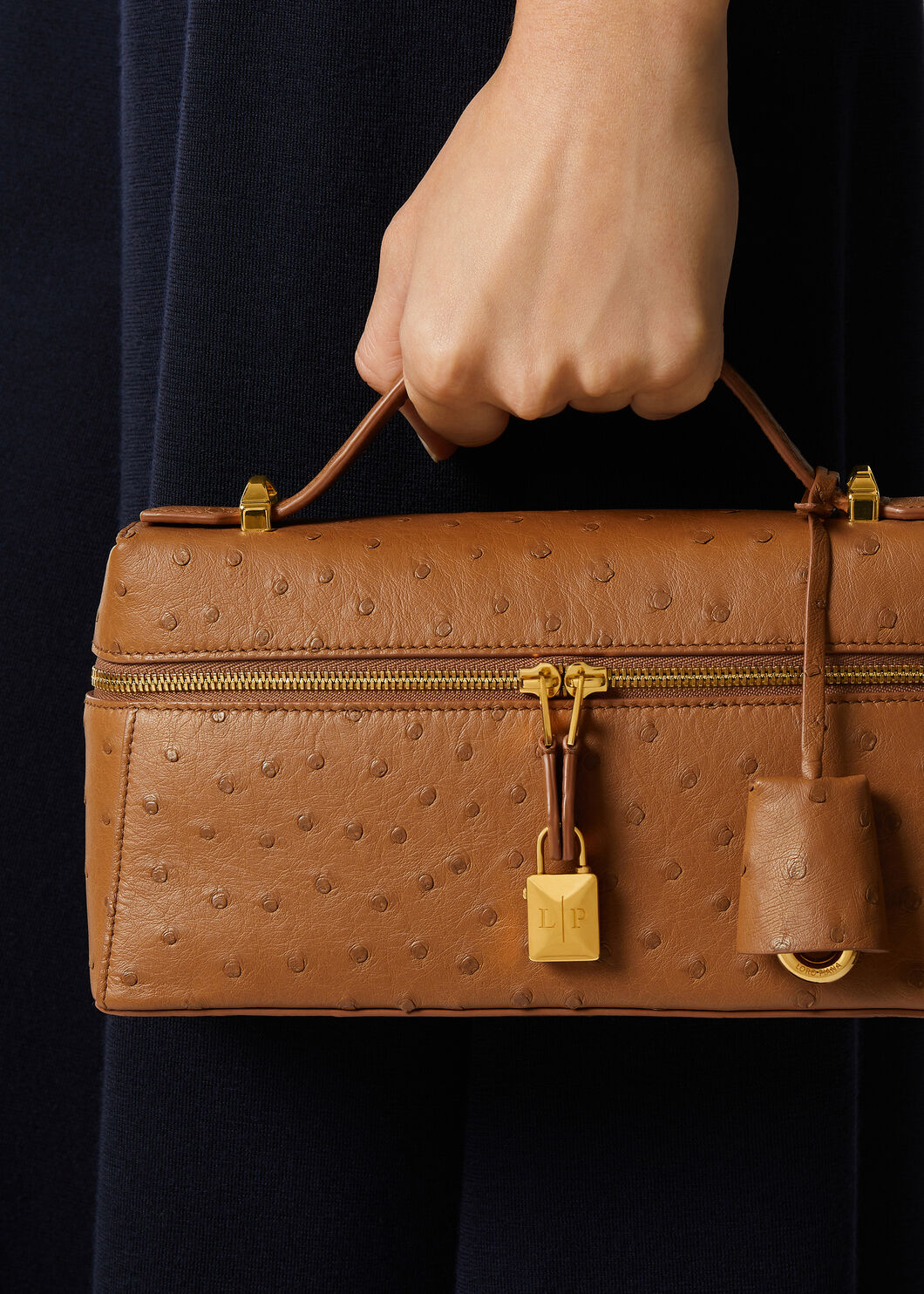 EXTRA BAG L23 OSTRICH SADDLE FINISH