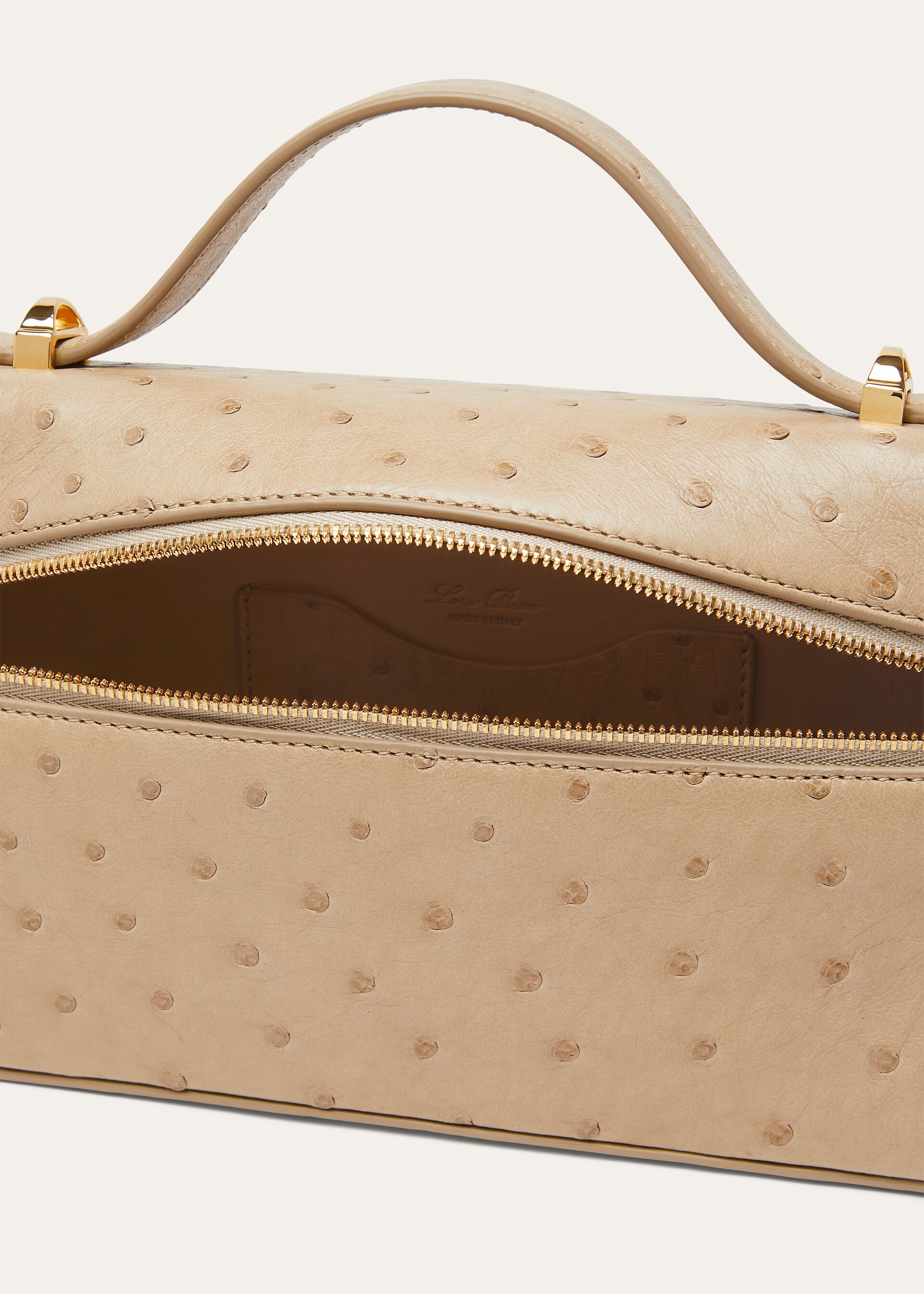 EXTRA BAG L23 OSTRICH SADDLE FINISH