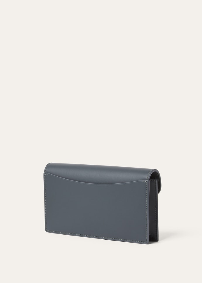 EXTRA POCHETTE WOOL LINEN SILK TWEED/RNDD LTHR_FAQ2192_B5MU_NR_2