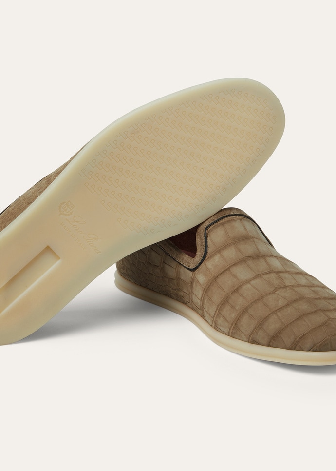 VENICE WALK FLAT NABUCK ALLIGATOR_FAQ2219_51D2_5