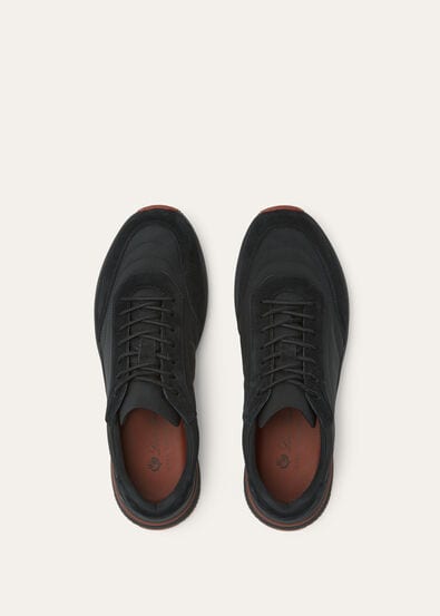 WEEK_END WALK EVO ALLBLACK WIND SUEDE