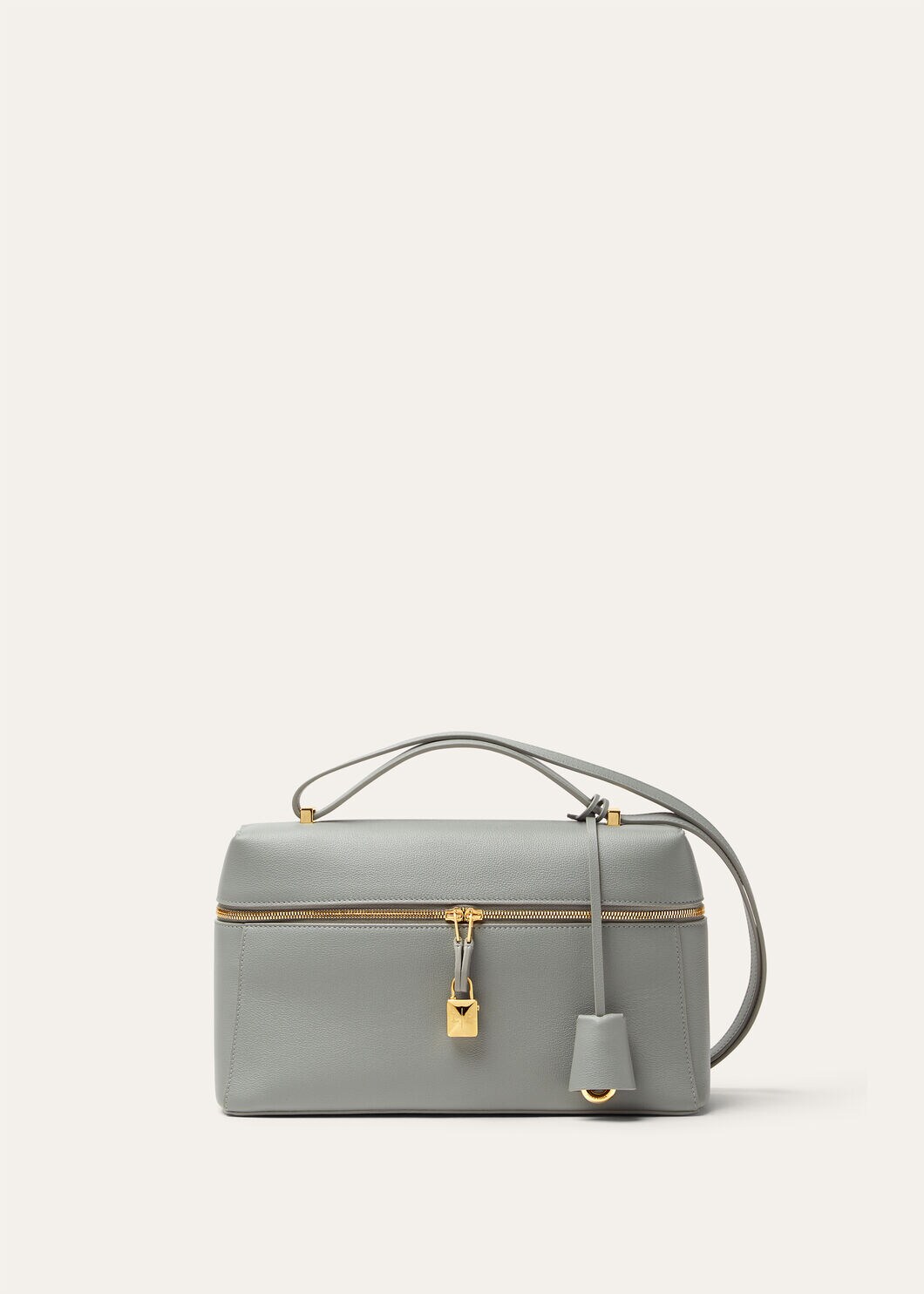 EXTRA BAG L27 LINEN CALF W/FLORAL CHARMS