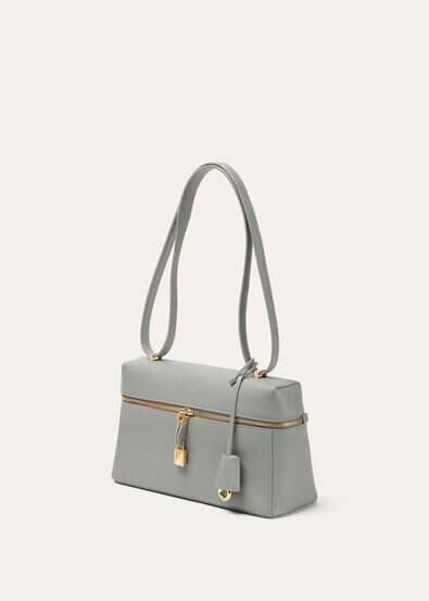 EXTRA BAG L27 LINEN CALF W/FLORAL CHARMS