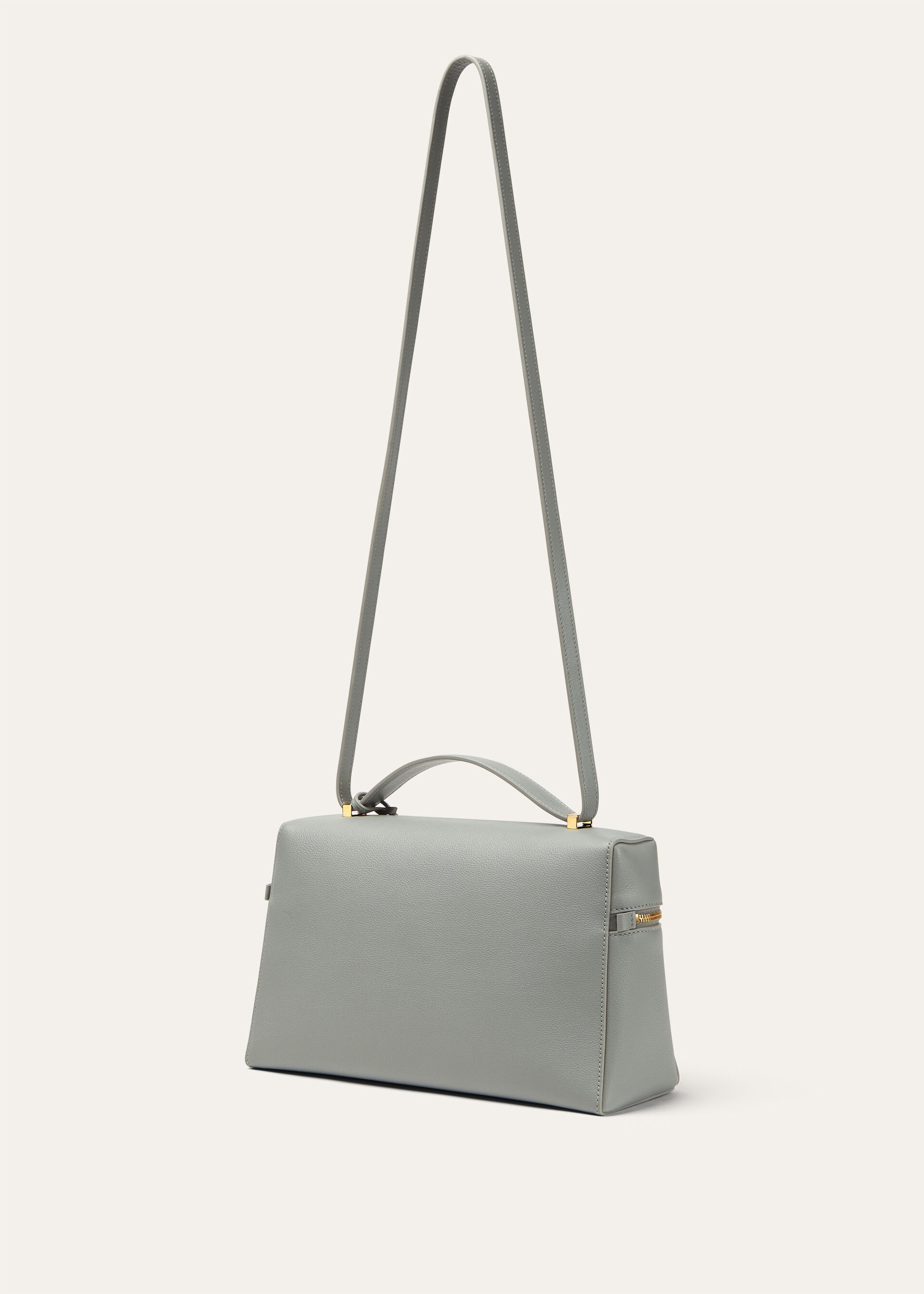 EXTRA BAG L27 LINEN CALF W/FLORAL CHARMS