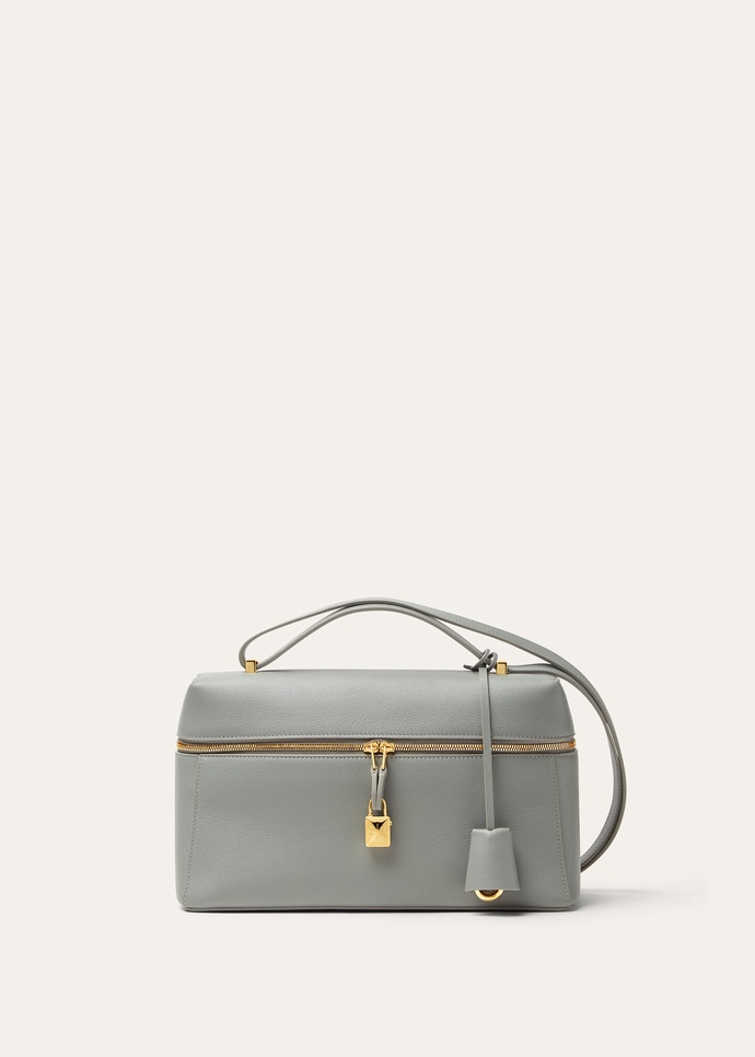 EXTRA BAG L27 LINEN CALF W/FLORAL CHARMS_FAQ2226_51H8_NR_1