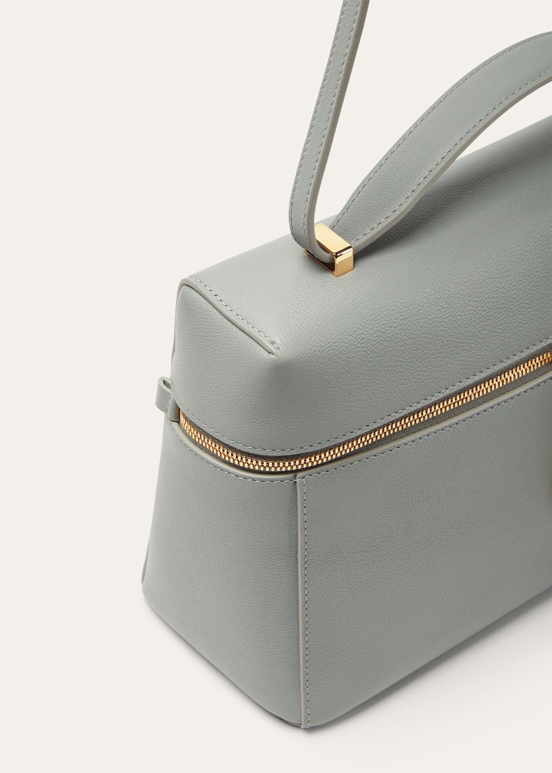 EXTRA BAG L27 LINEN CALF W/FLORAL CHARMS