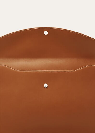 GUARDAROBA DOCUMENT HOLDER SADDLE LEATHER