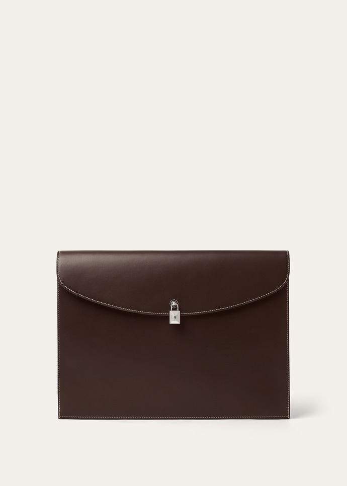 GUARDAROBA DOCUMENT HOLDER SADDLE LEATHER_FAQ2239_H18D_NR_3