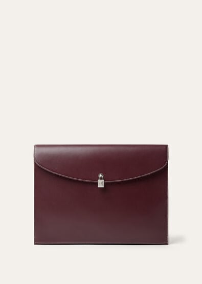 GUARDAROBA DOCUMENT HOLDER SADDLE LEATHER