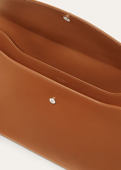 GUARDAROBA DOCUMENT HOLDER SADDLE LEATHER