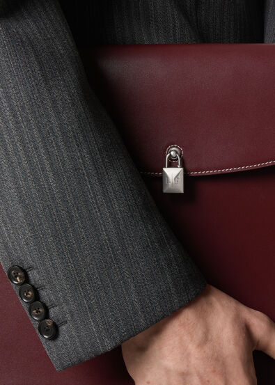 GUARDAROBA DOCUMENT HOLDER SADDLE LEATHER