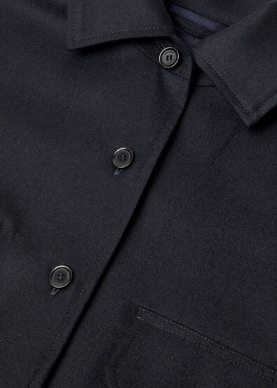 DARBY OVERSHIRT WOOL CASH FLANNEL