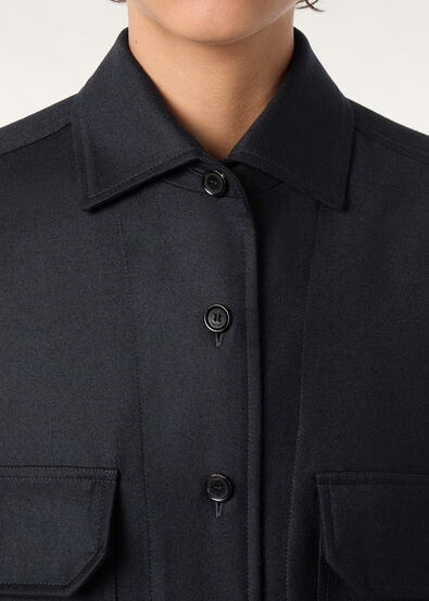 DARBY OVERSHIRT WOOL CASH FLANNEL