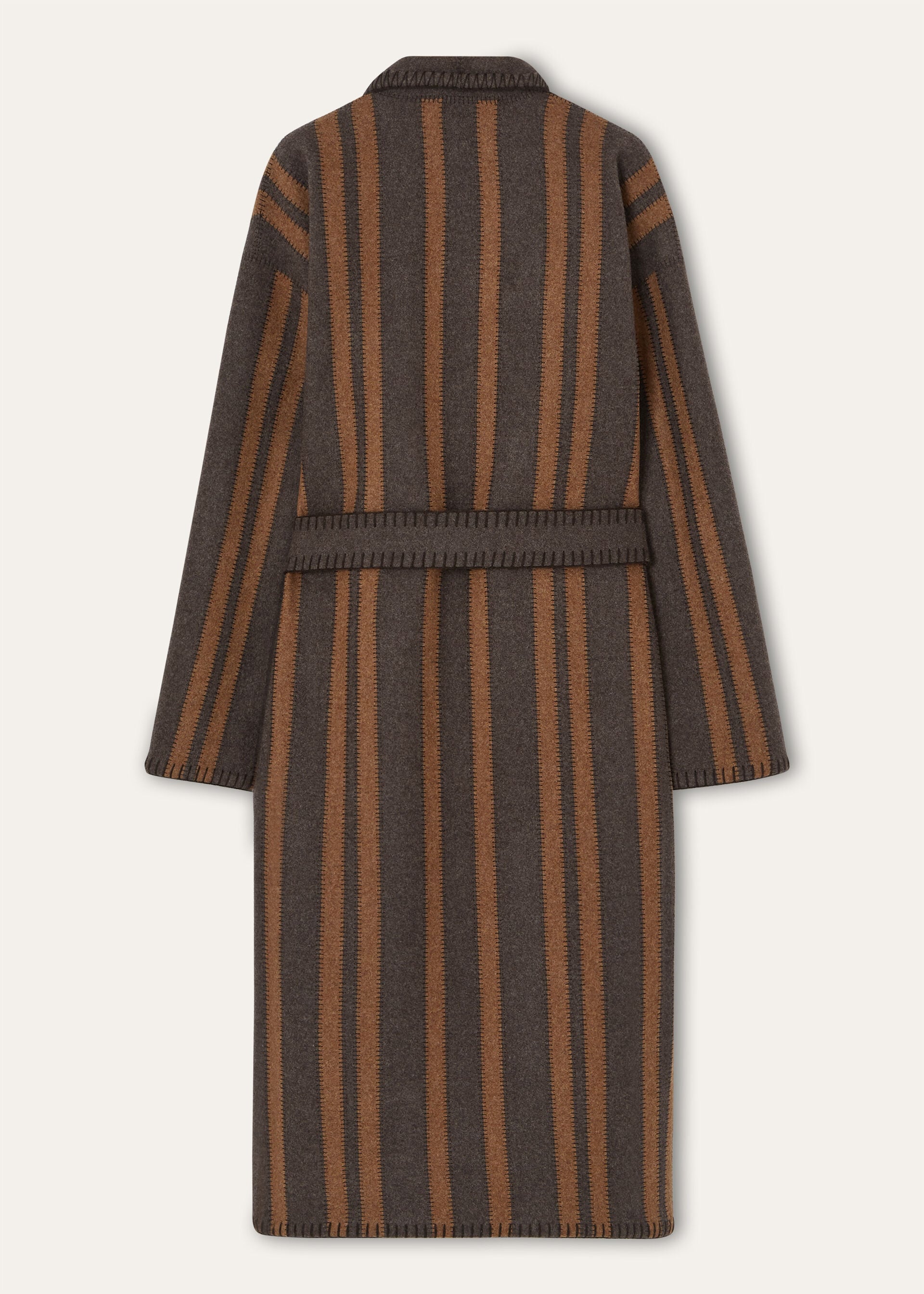 KIRK SB COAT INTARSIA STRIPES