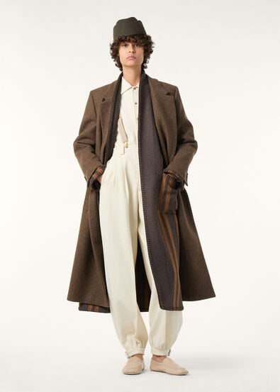 KIRK SB COAT INTARSIA STRIPES