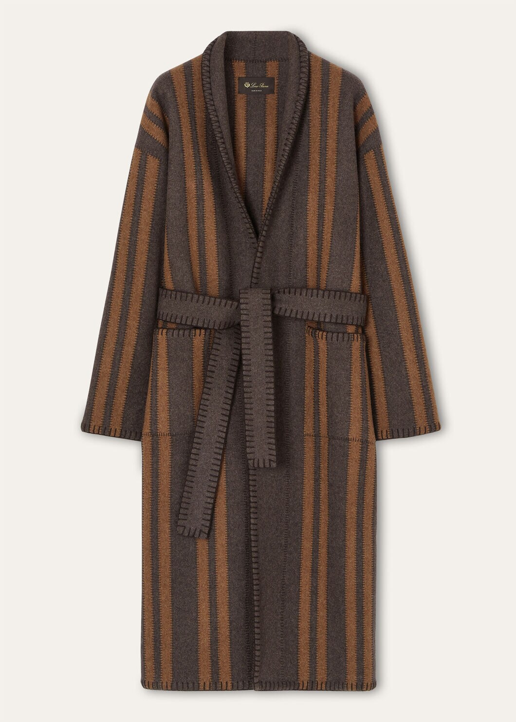 KIRK SB COAT INTARSIA STRIPES