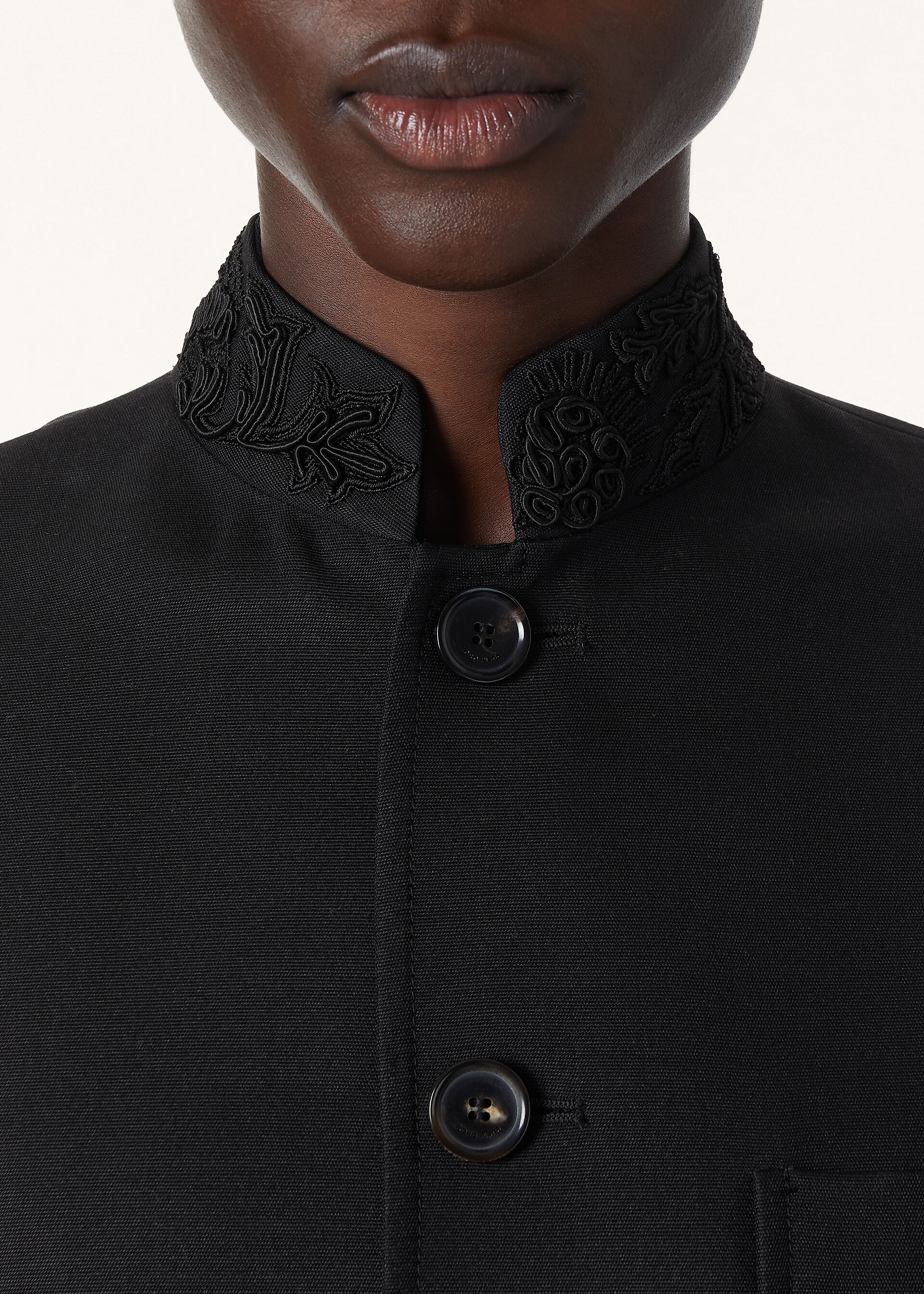 SPAGNA MINI EMBR. SB JACKET THISTLE FRIEZE CORNELY