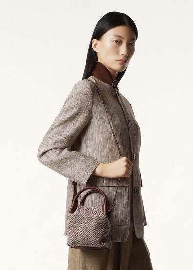 BALE MICRO CHEVIOT TWEED WOOL A/ROUNDED LTH