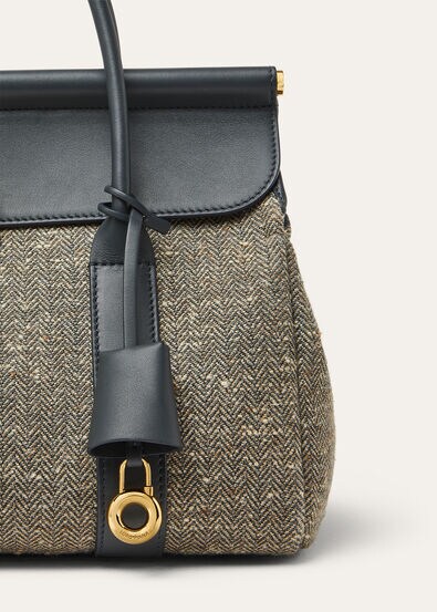 LOOM L25 WOOL LINEN SILK TWEED/ROUNDED LTH