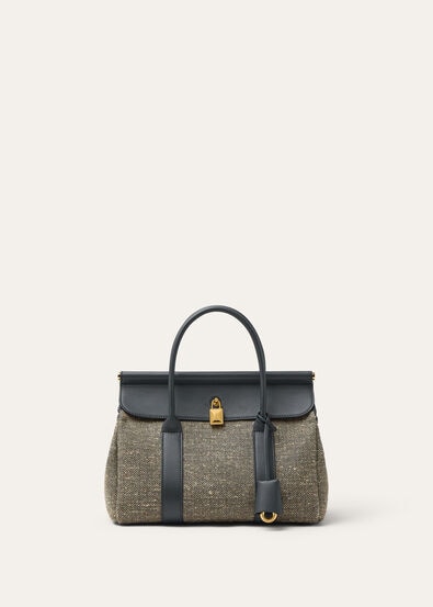 LOOM L25 WOOL LINEN SILK TWEED/ROUNDED LTH