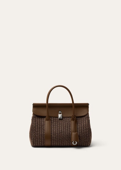 LOOM L25 PINSTRIPES TWEED/ROUNDED LEATHER