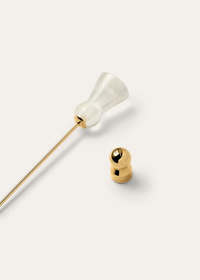 GEOMETRIC CARDO PIN CRISTAL ROCK