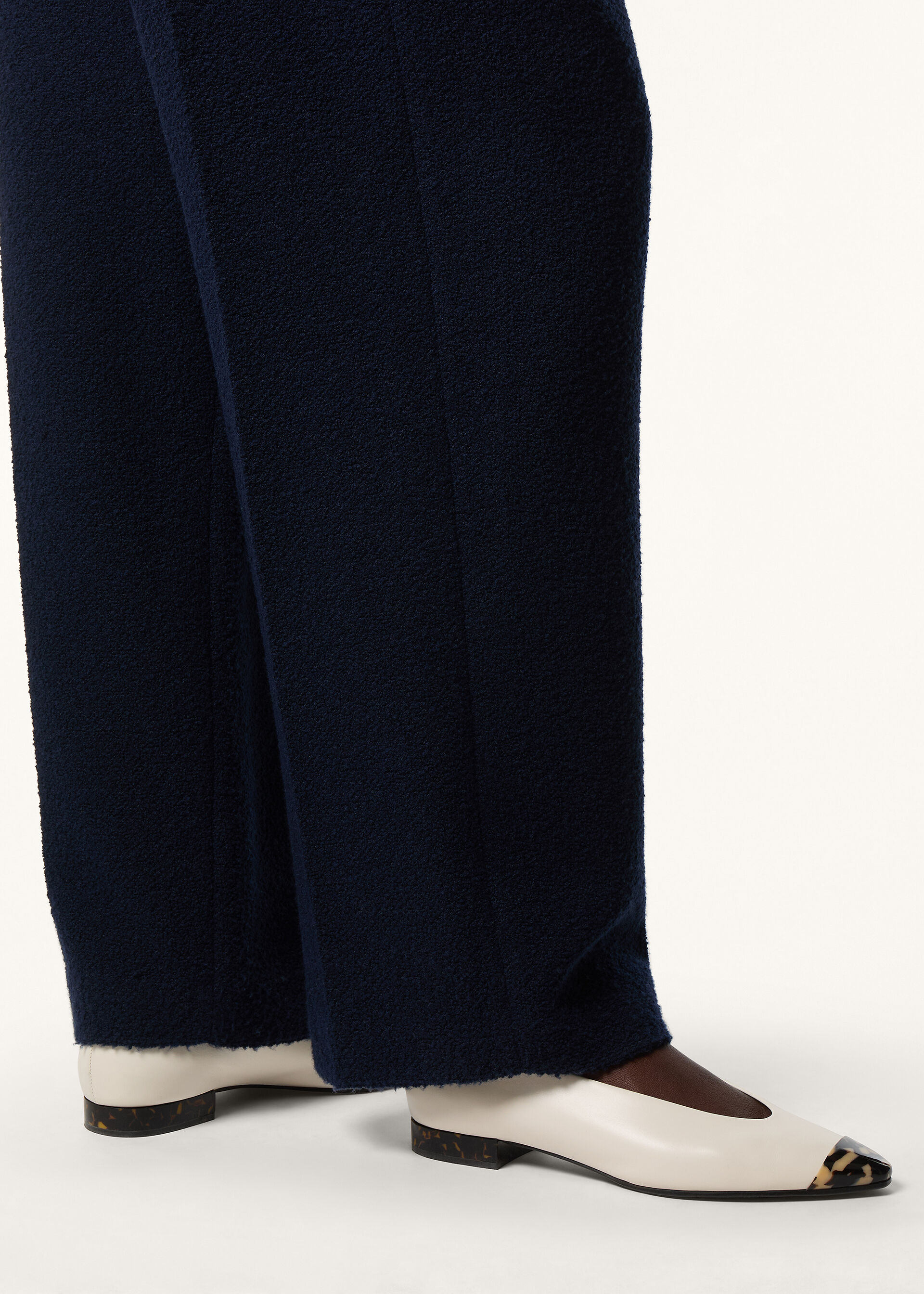 REBECCA CAP TOE BALLERINA LUX. CALF & MARBLE EFFECT