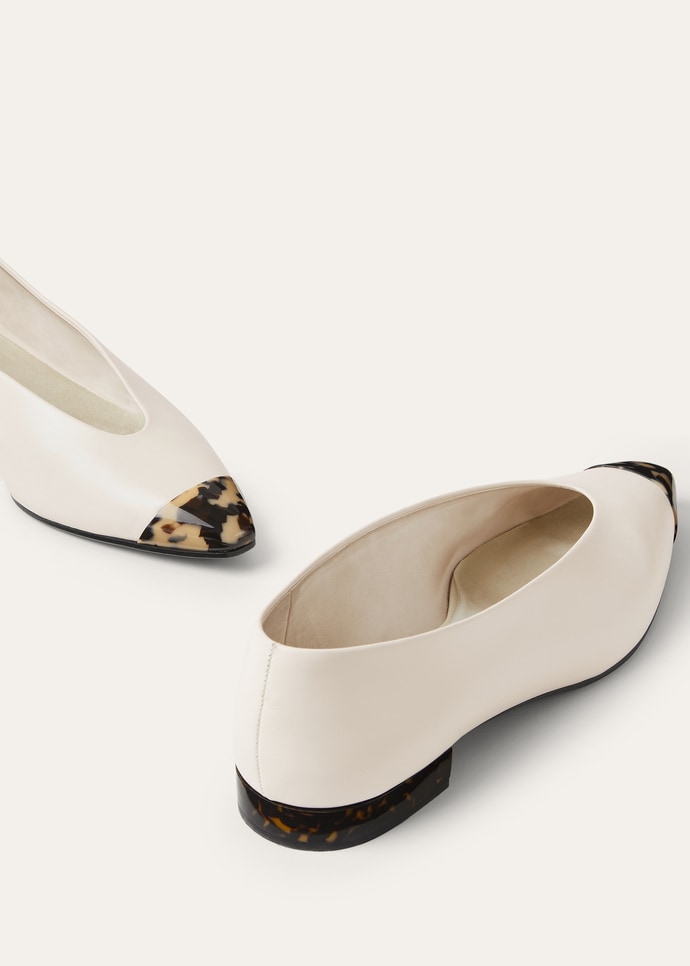 REBECCA CAP TOE BALLERINA LUX. CALF & MARBLE EFFECT_FAQ2421_F7M4_7