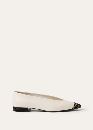 REBECCA CAP TOE BALL. LUX. CALF & MARBLE EFFECT