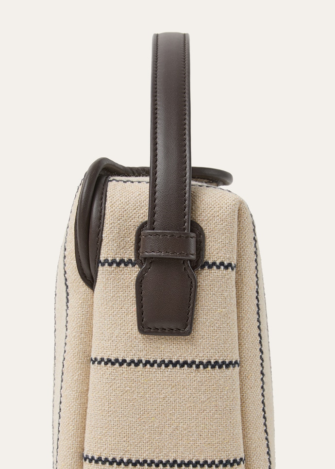 LP TRAVEL POUCH STRIPED CANVAS/ROUNDED LEATHER_FAQ2423_B5O2_NR_7
