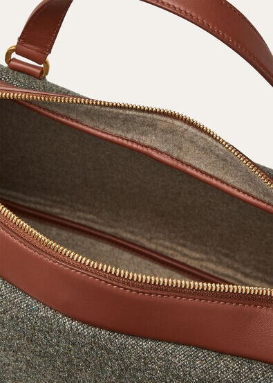 NEEDLE MEDIUM WISH CASH TWD GLLCH CHARM/RNDD LTHR