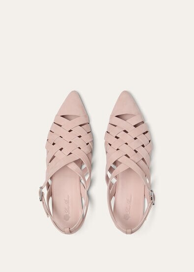 SILENE FLAT SANDAL SMOOTH NUBUCK CALF