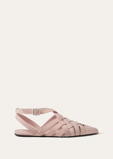 SILENE FLAT SANDAL SMOOTH NUBUCK CALF