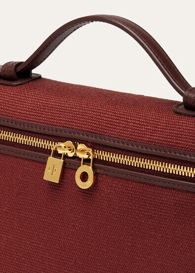 EXTRA POCKET L19 CANVAS/ROUNDED LEATHER