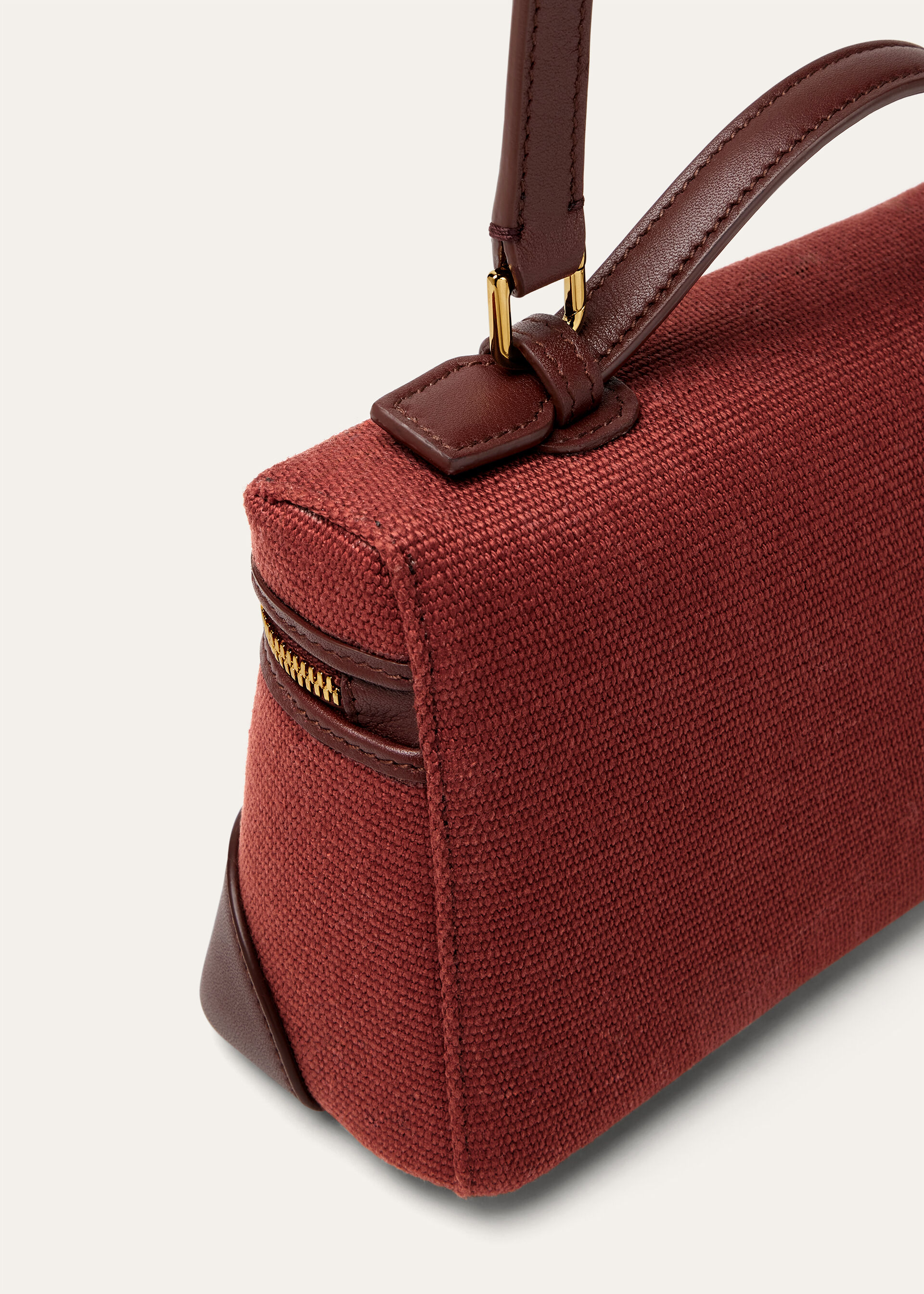 EXTRA POCKET L19 CANVAS/ROUNDED LEATHER