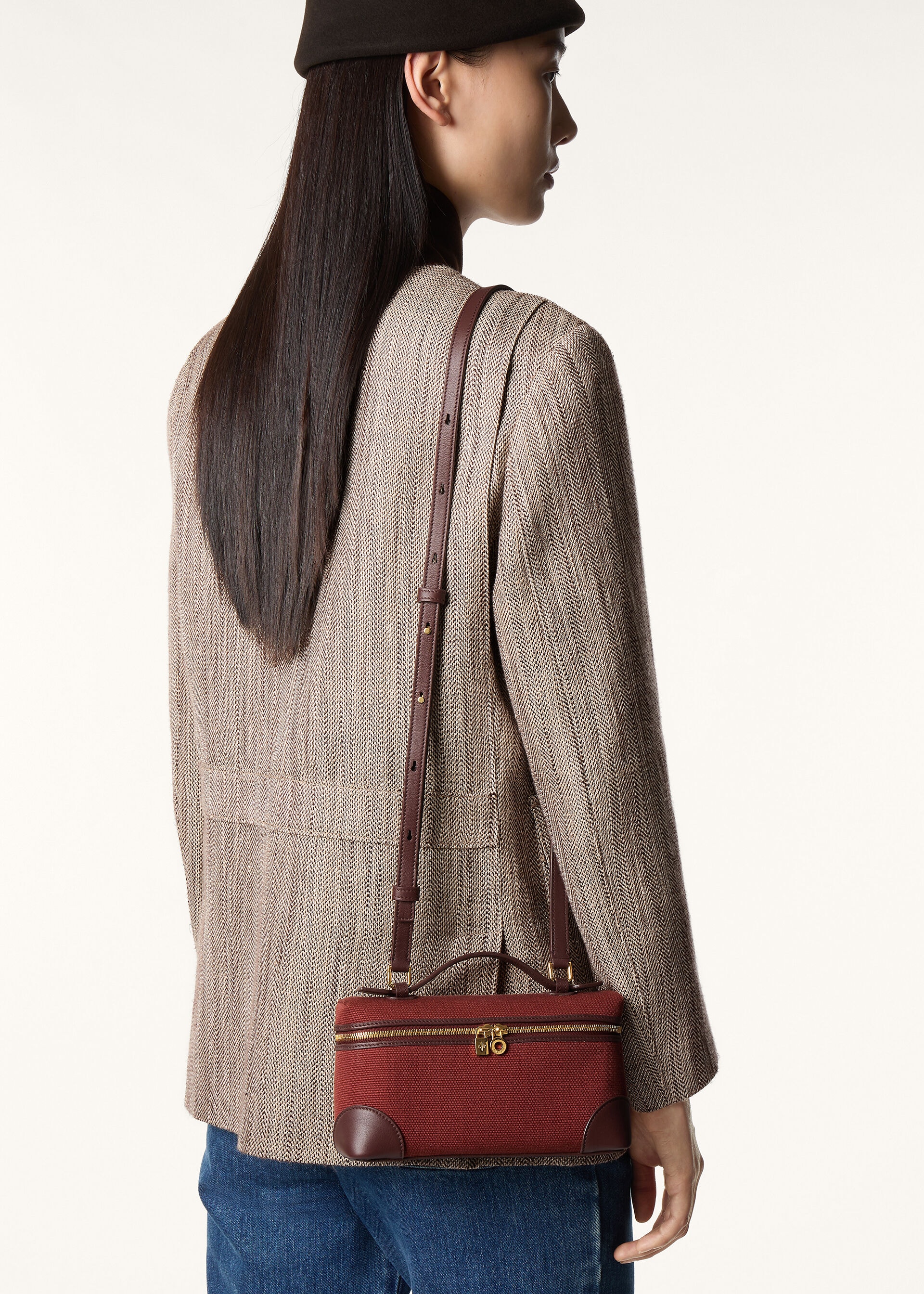 EXTRA POCKET L19 CANVAS/ROUNDED LEATHER