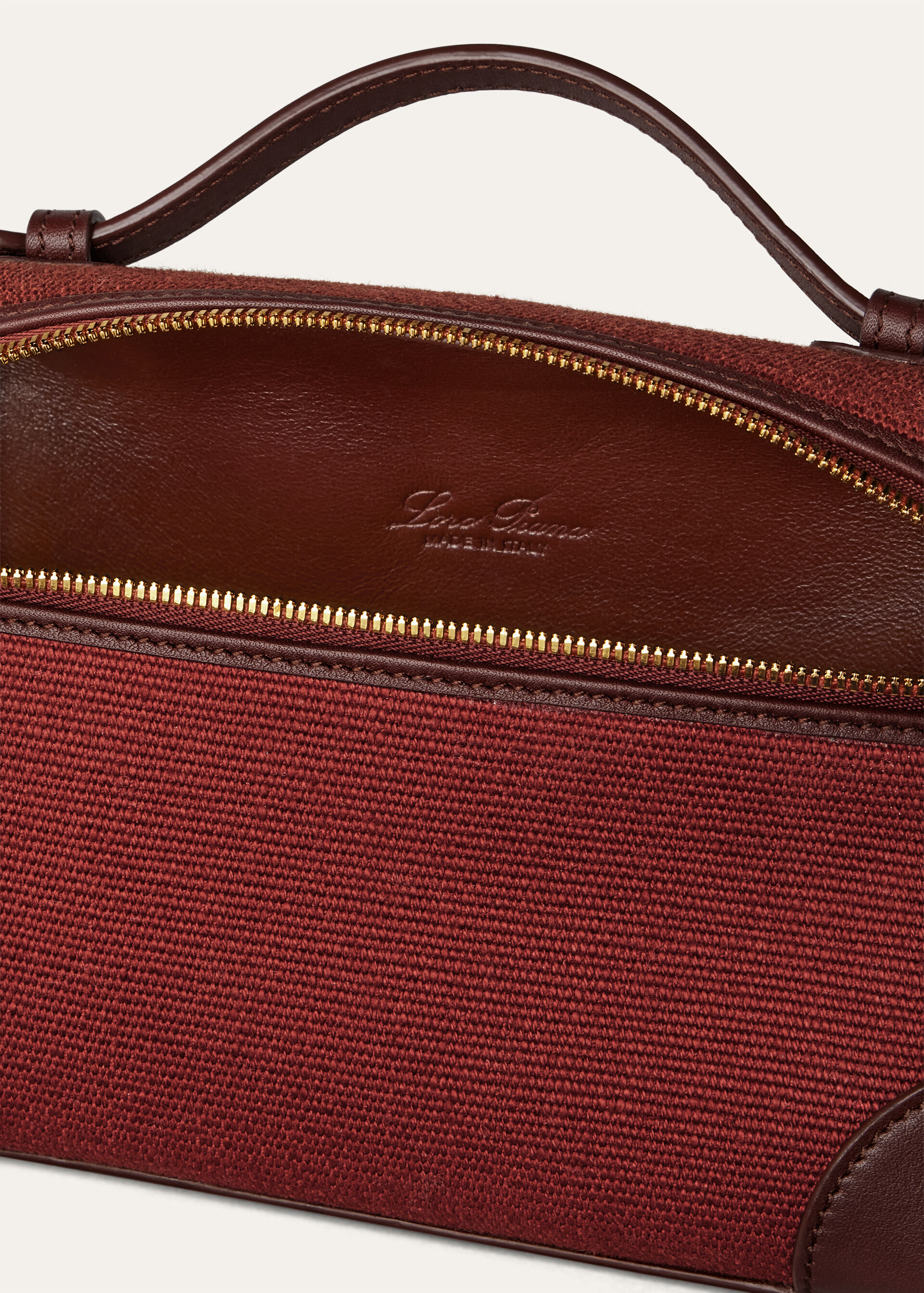 EXTRA POCKET L19 CANVAS/ROUNDED LEATHER