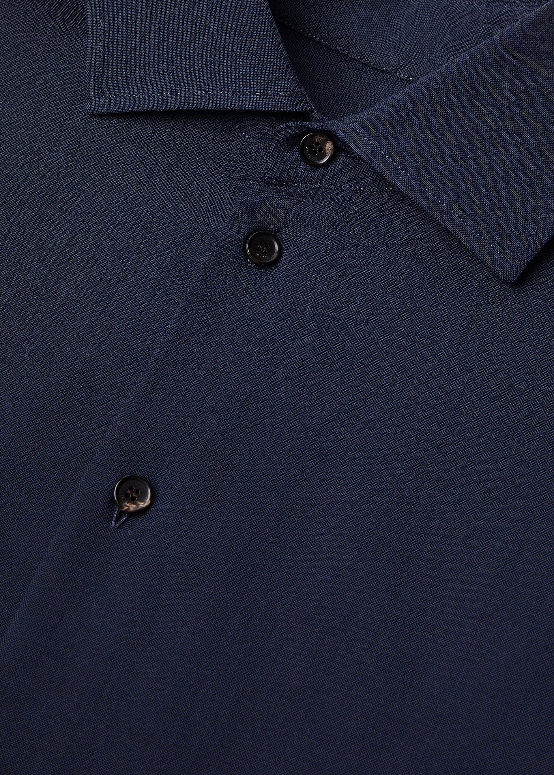 THEA CUTAWAY COLLAR SHIRT BREEZE WOOL