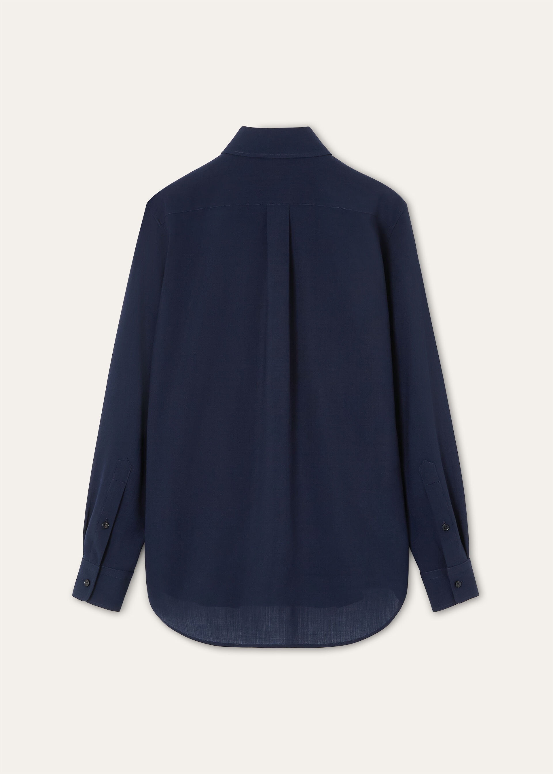 THEA CUTAWAY COLLAR SHIRT BREEZE WOOL