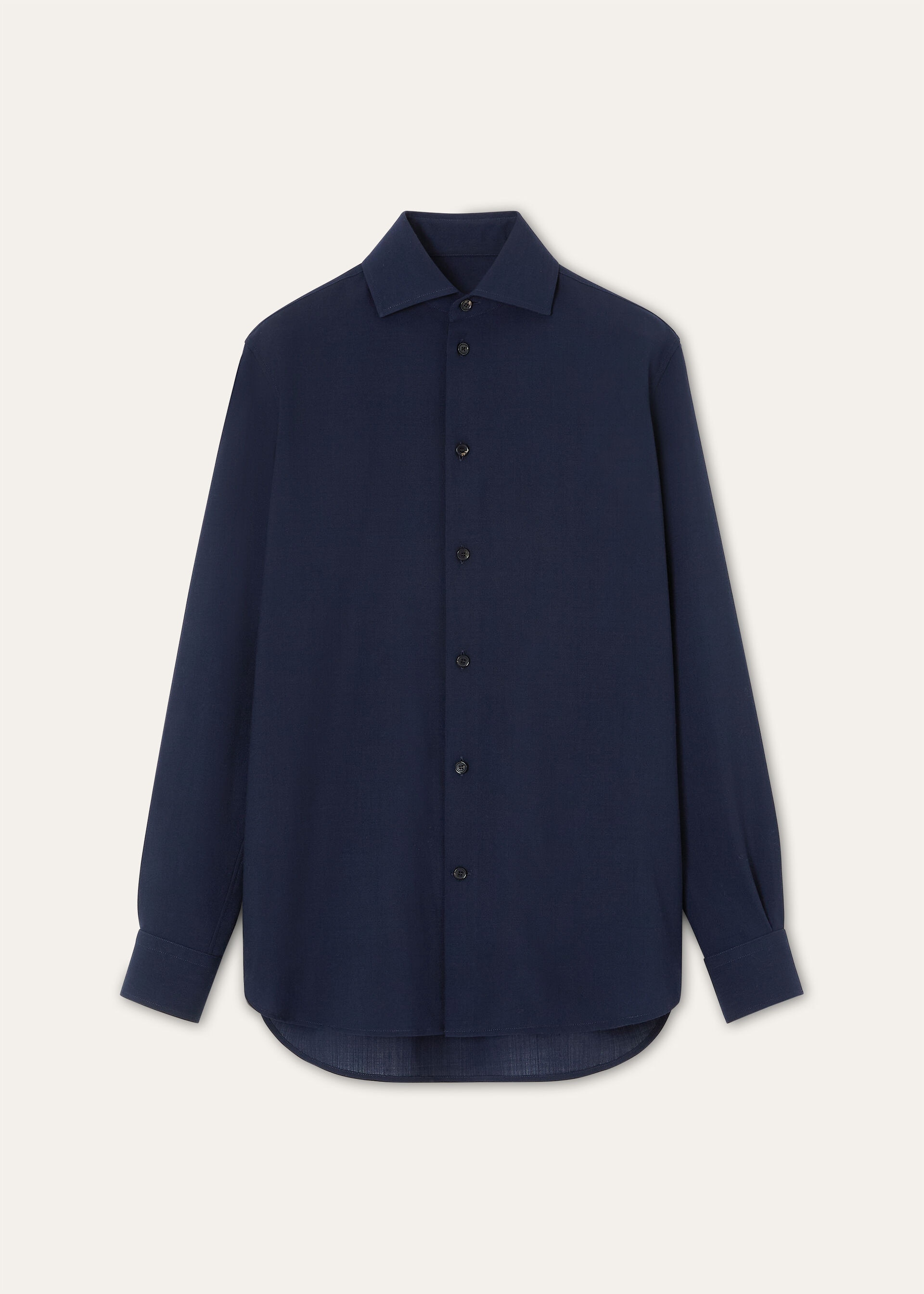 THEA CUTAWAY COLLAR SHIRT BREEZE WOOL