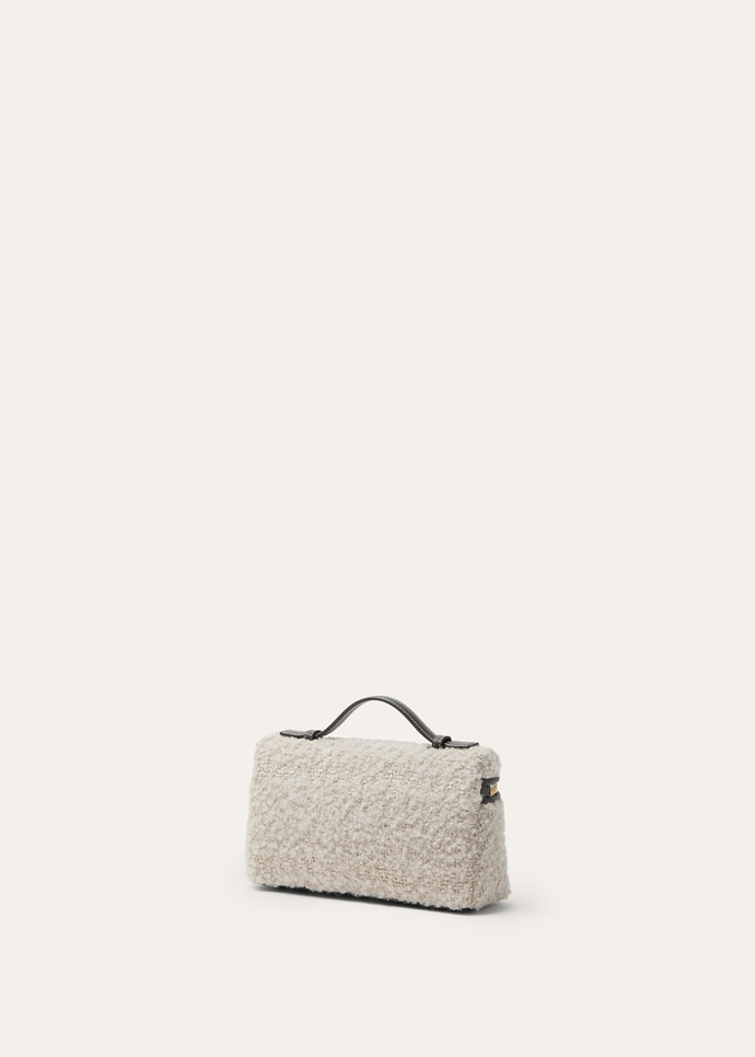 EXTRA POCKET L19 BOUCLE ALPACA MOHAIR/RNDD LTHR LS_FAQ2465_B5NG_NR_3