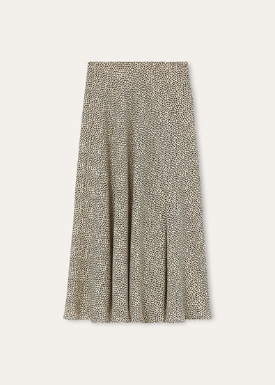 ERIKA SKIRT GOLDEN FOLIAGE SILK LAME'