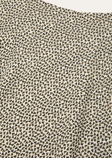 ERIKA SKIRT GOLDEN FOLIAGE SILK LAME'