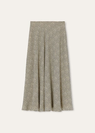 ERIKA SKIRT GOLDEN FOLIAGE SILK LAME'