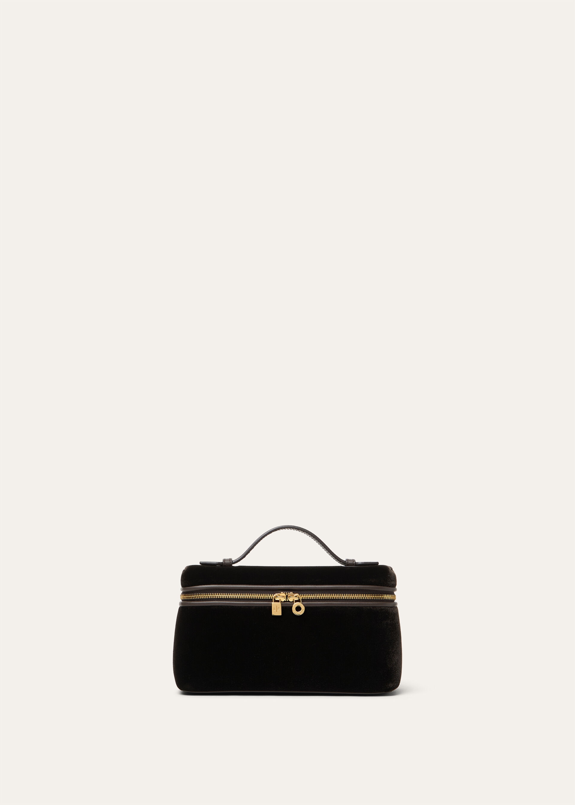 EXTRA POCKET L19 SILK VELVET/RND LEATHER CH LS